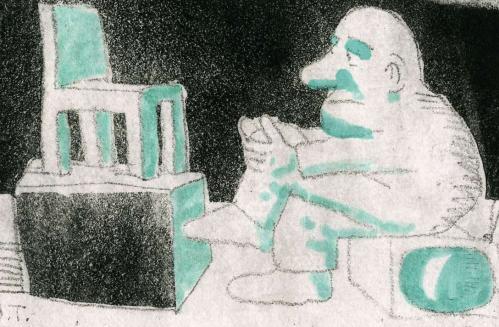 Cartoon: Monument (medium) by Jan Tomaschoff tagged monument