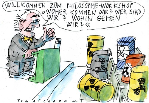 Cartoon: Müll (medium) by Jan Tomaschoff tagged atommüll,endlager,atommüll,endlager
