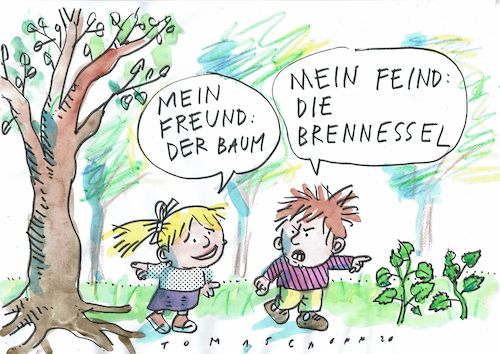 Cartoon: Natur (medium) by Jan Tomaschoff tagged natur,baum,pflanze,natur,baum,pflanze
