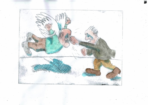 Cartoon: Neid (medium) by Jan Tomaschoff tagged erfolg,neid,missgunst,erfolg,neid,missgunst