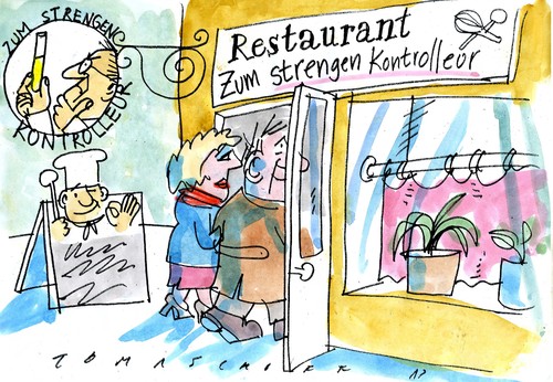 Cartoon: no (medium) by Jan Tomaschoff tagged lebensmittel,lebensmittel