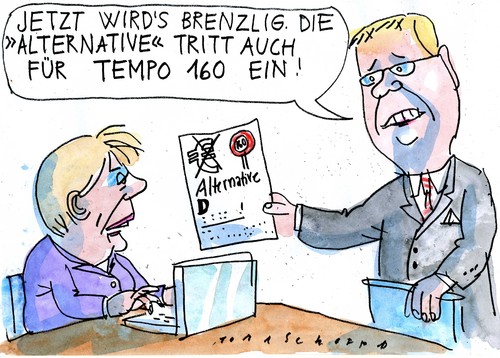 Cartoon: no (medium) by Jan Tomaschoff tagged elections,elections