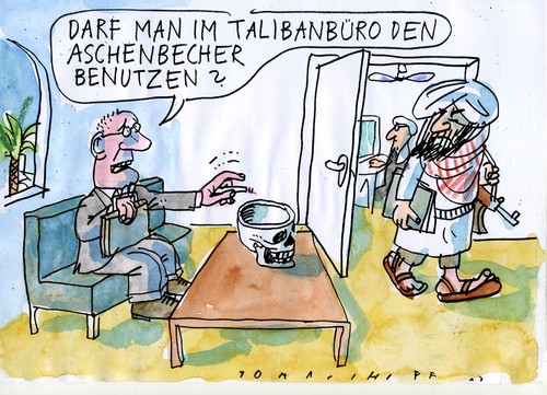 Cartoon: no (medium) by Jan Tomaschoff tagged terrorism,terrorism