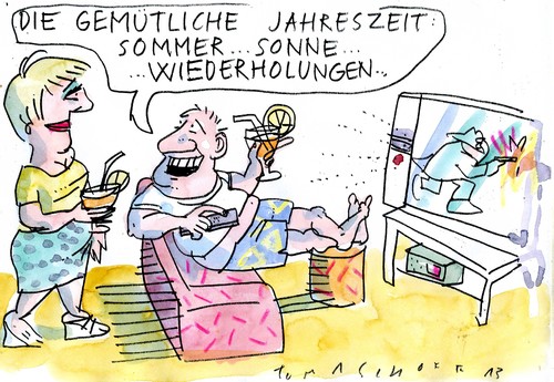 Cartoon: no (medium) by Jan Tomaschoff tagged tv,tv