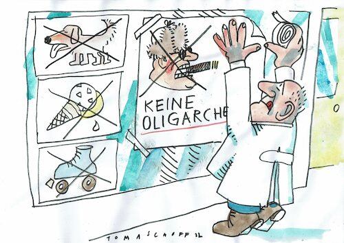 Cartoon: Oligarchen (medium) by Jan Tomaschoff tagged ukraine,krieg,russland,ukraine,krieg,russland