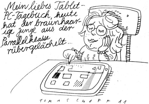Cartoon: Pc Tagebuch (medium) by Jan Tomaschoff tagged pc,computer,tagebuch,liebe,pc,computer,tagebuch,liebe