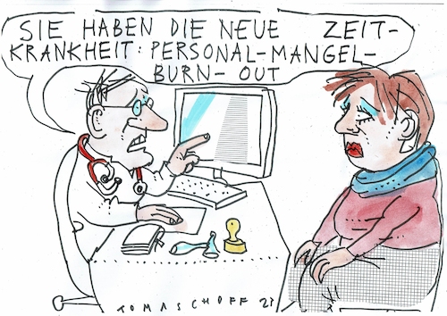 Cartoon: Personal (medium) by Jan Tomaschoff tagged fachkräftemangel,bildung,ausbildung,handwerk,fachkräftemangel,bildung,ausbildung,handwerk