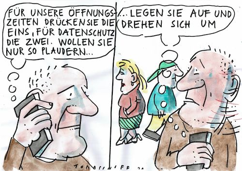 Cartoon: Plaudern (medium) by Jan Tomaschoff tagged telefon,handy,kommunikation,telefon,handy,kommunikation