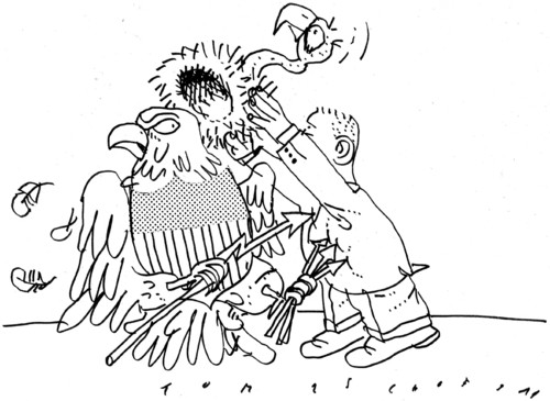 Cartoon: PLeite (medium) by Jan Tomaschoff tagged usa,pleite,usa,pleite