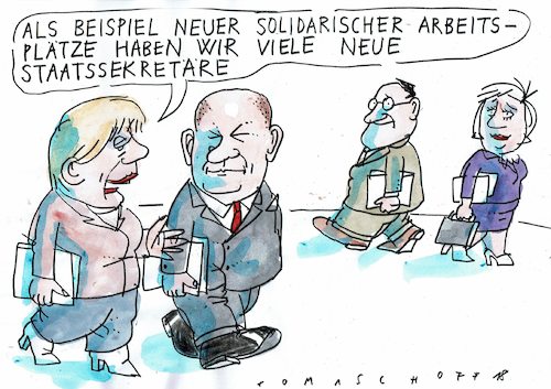 Cartoon: Pöstchen (medium) by Jan Tomaschoff tagged arbeitsplätze,verwaltung,politik,arbeitsplätze,verwaltung,politik