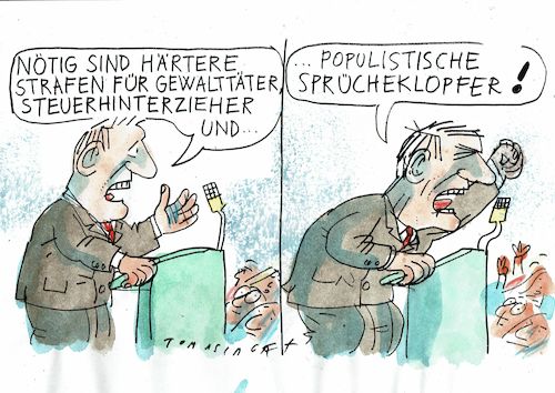 Cartoon: Populismus (medium) by Jan Tomaschoff tagged politiker,populismus,politiker,populismus