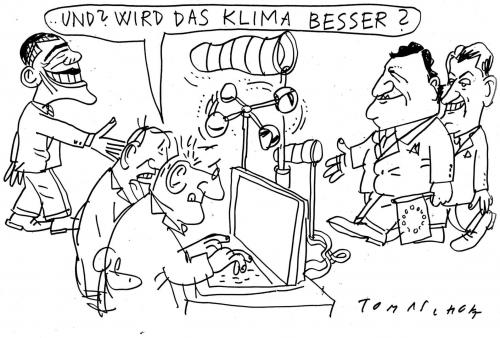 Cartoon: Prima Klima (medium) by Jan Tomaschoff tagged obama,klima,europa