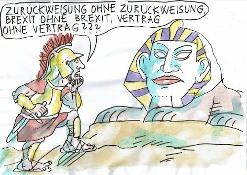 Cartoon: Rätsel (medium) by Jan Tomaschoff tagged politikersprache,politikersprache