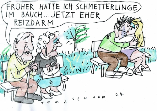Cartoon: Reiz (medium) by Jan Tomaschoff tagged alter,liebe,erotik,reizdarm,alter,liebe,erotik,reizdarm