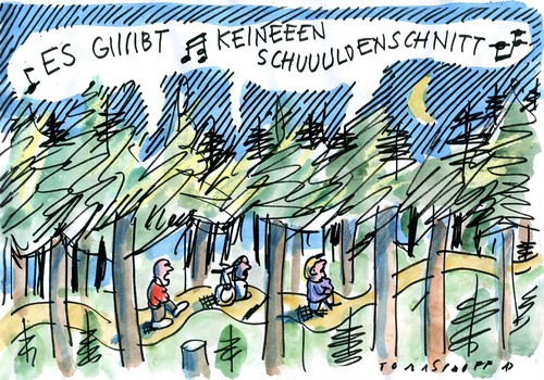 Cartoon: Schuldenschnitt (medium) by Jan Tomaschoff tagged finanzkrise,griechennland,schulden,finanzkrise,griechennland,schulden