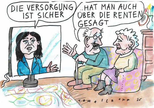 Cartoon: sicher (medium) by Jan Tomaschoff tagged reiche,energie,renten,reiche,energie,renten