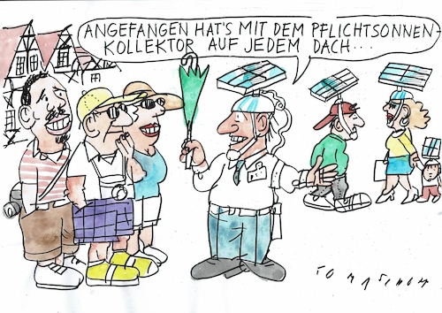 Cartoon: Sonnenenergie (medium) by Jan Tomaschoff tagged energiewende,sonne,fotovoltaik,energiewende,sonne,fotovoltaik