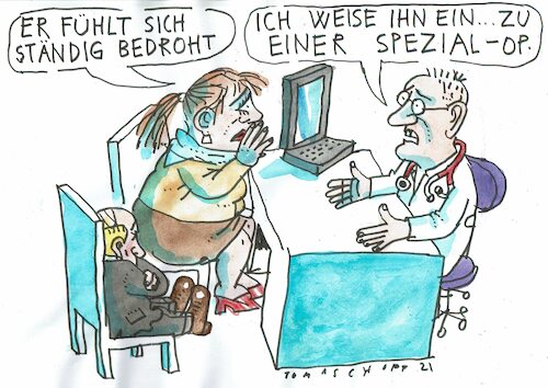 Cartoon: Spezial-Op (medium) by Jan Tomaschoff tagged putin,demagogie,unkraine,krieg,putin,demagogie,unkraine,krieg