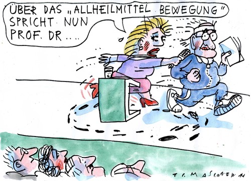 Cartoon: Sport (medium) by Jan Tomaschoff tagged gesundheit,bewegung,gesundheit,bewegung