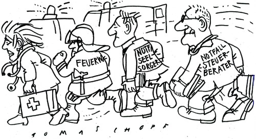 Cartoon: Steuerberater (medium) by Jan Tomaschoff tagged steuerberater,steuerberater,steuern