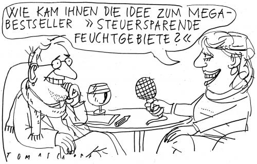 Cartoon: Steuern sparen (medium) by Jan Tomaschoff tagged steuern