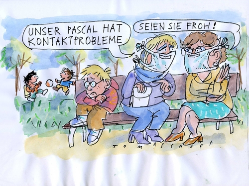 Cartoon: Swine Flu (medium) by Jan Tomaschoff tagged schweinegrippe,pandemie,swine,flu,impfstoff,h1n1,serum,schweinegrippe,virus,gesundheit,grippe,pandemie,h1n1,serum,impfstoff,krankheit,mobbing,verstoßen,verhalten