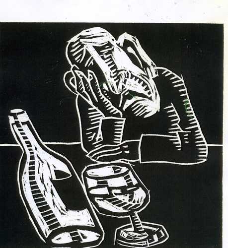 Cartoon: Trinker 2 (medium) by Jan Tomaschoff tagged sucht,depression,sucht,depression