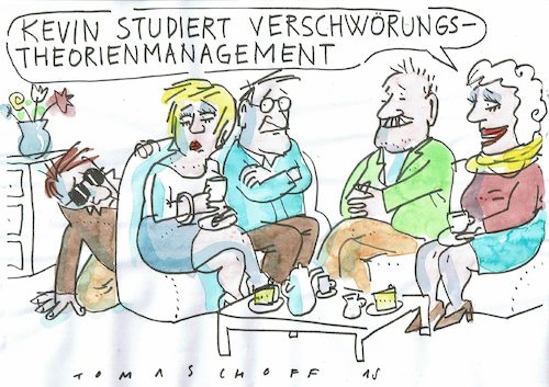 Cartoon: Verschwörungstheorien (medium) by Jan Tomaschoff tagged wahrheit,lüge,verschwörungstheorien,wahrheit,lüge,verschwörungstheorien