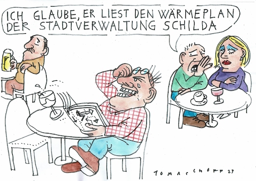 Cartoon: Wärmeplan (medium) by Jan Tomaschoff tagged wärmeplan,energie,krise,heizung,wärmeplan,energie,krise,heizung