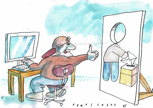 Cartoon: Walen (medium) by Jan Tomaschoff tagged internet,wähler,datenklau,internet,wähler,datenklau