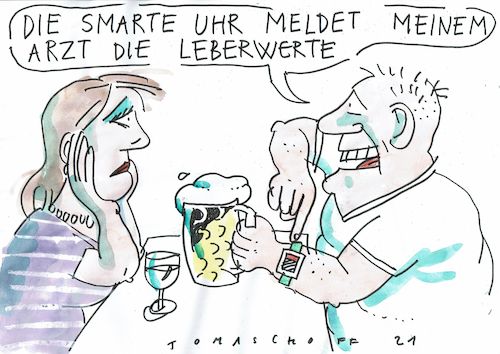 Cartoon: Werte (medium) by Jan Tomaschoff tagged gesundheit,leber,alkohol,gesundheit,leber,alkohol