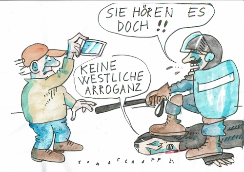 westliche Arroganz westliche Arroganz