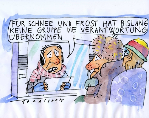 Cartoon: Winter (medium) by Jan Tomaschoff tagged winter,schnee,wetter,winter,schnee,wetter,klima,klimawandel,globale erwärmung,frieren,kalt,kälte,globale,erwärmung