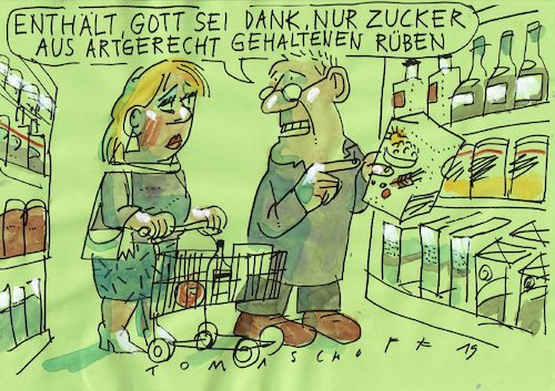 Cartoon: Zucker (medium) by Jan Tomaschoff tagged ernährung,natur,zucker,ernährung,natur,zucker