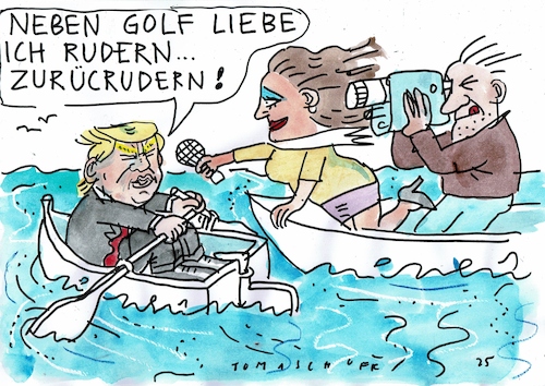 Zurückrudern Zurückrudern