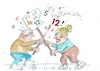 Cartoon: 5 vor 12 (small) by Jan Tomaschoff tagged katastrophe,krise,apokalypse,panik