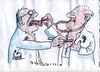 Cartoon: Ärzte unter sich (small) by Jan Tomaschoff tagged medizin