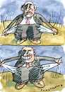 Cartoon: arm aber glücklich (small) by Jan Tomaschoff tagged armut,reichtum
