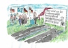 Cartoon: Autobahn (small) by Jan Tomaschoff tagged verkehrswende,autobahn,bau