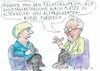 Cartoon: Betreuungsplätze (small) by Jan Tomaschoff tagged betreuung,kinder,altkanzler,büro