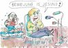 Cartoon: Bewegung (small) by Jan Tomaschoff tagged wahlen,merkel,schulz