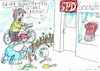 Cartoon: Blühstreifen (small) by Jan Tomaschoff tagged spd,volksparteien