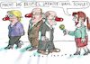 Cartoon: Clowns (small) by Jan Tomaschoff tagged wahlen,clowns,politiker