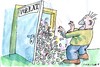 Cartoon: Datenvorrat (small) by Jan Tomaschoff tagged daten,speicherung