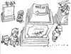 Cartoon: Denkmal (small) by Jan Tomaschoff tagged internet