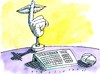 Cartoon: Diskretion im Internet (small) by Jan Tomaschoff tagged internet,datenschutz