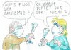 Cartoon: Ende der Pandemie (small) by Jan Tomaschoff tagged corona,wirtschaft,krise,rezession
