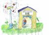 Cartoon: enreuerbar (small) by Jan Tomaschoff tagged erneuerbare,energie,sonne,verkehr,wind