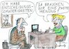 Cartoon: Entscheidungsschwäche (small) by Jan Tomaschoff tagged psyche,beratung,entscheidung