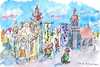 Cartoon: Entschuldigungen... (small) by Jan Tomaschoff tagged kirche,missbrauch,kinder,jugendliche